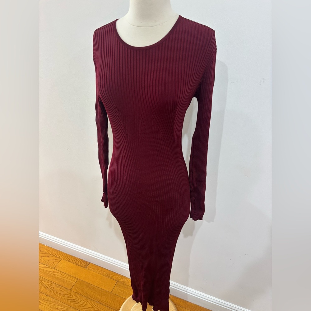 Adam Lippes x RTR Geo Knit Midi Dress, Size: L - Picture 6 of 14